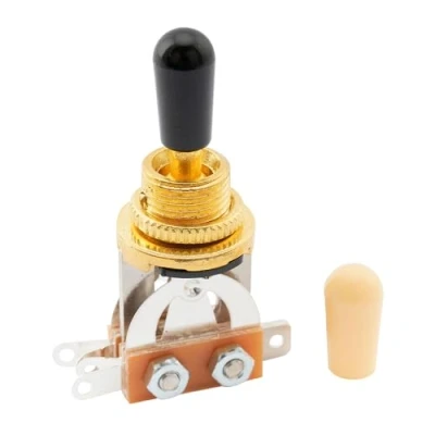 Afbeelding van Musiclily Metrisch Gitaar 3 weg Elementschakelaar Toggle Switch Pickup Selector voor Les Pual SG Elektrische Gitaar, Goud met Crème Knop