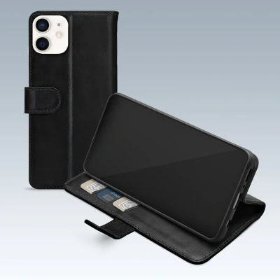 Afbeelding van Mobilize Premium Gelly Wallet Book Case Apple iPhone 12/12 Pro Black