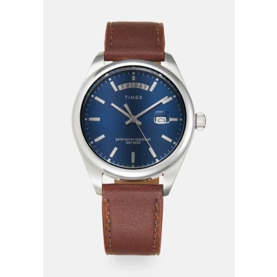 Afbeelding van Timex MEN&#039;S Legacy 41MM CASE DIAL Strap Horloge, Heren, Maat: One Size, Brown