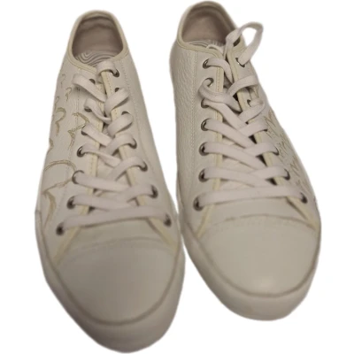 Afbeelding van EVISU SNEAKER EVIJOY WHITE LEATHER SIZE 42