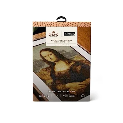 Afbeelding van DMC Museum Verzameling Mona Lisa Kruis Steek Borduurwerk Kit 1 Set