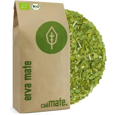 Afbeelding van Mate Tee BIO 200 g ● fris &amp; groen originele Yerba aan DE lucht gedroogd rookvrij plasticvrij eerlijk matébladeren en matébladpoeder ÖKO 006
