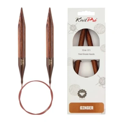 Afbeelding van KnitPro K3118 rondbreinaald, hout, gesorteerd, 100 cm x 10 mm