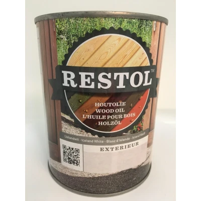 Afbeelding van Restol Houtolie Zijdeglans Parelwit 1 liter
