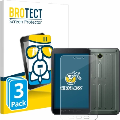 Afbeelding van BROTECT Screenprotector voor Samsung Galaxy Tab Active5 (Portret Modus) Folie Beschermfolie Beschermglas transparant (3 Stuks)