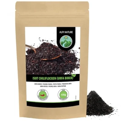 Afbeelding van isot Urfa bever (100 g), paprika, 100% natuurlijk en zonder toevoegingen, paprikavlokken, bever, chilivlokken