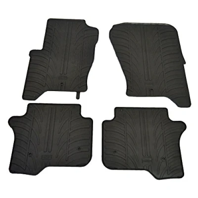 Afbeelding van Gledring Rubbermatten passend voor Landrover Discovery 4 2009 2017 (T profiel delig + montageclips)