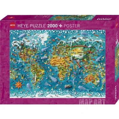 Afbeelding van Puzzel Miniature World, 2000 Heye