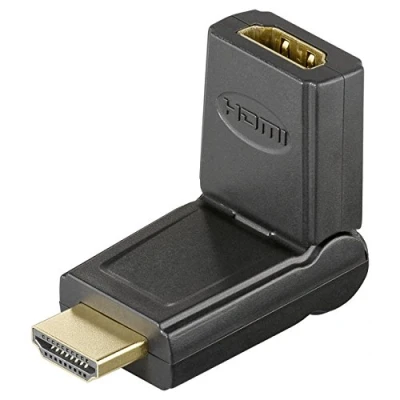 Afbeelding van Goobay HDMI™ adapter 180, verguld