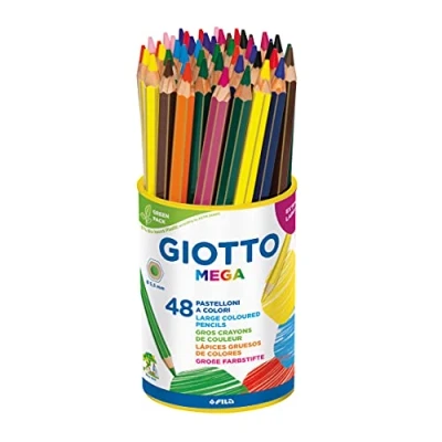 Afbeelding van Giotto Pot Of 48 Colored Pencils Mega