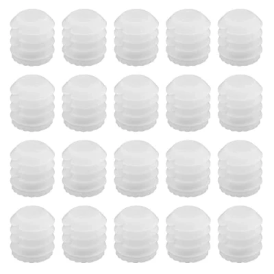 Afbeelding van 100Pcs M4x10Mm Scharnier Uitbreiding Dowels Plastic 4Mm Witte Deuvel Inserts Accessoires voor Kast 8.8x10Mm