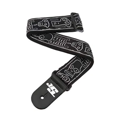 Afbeelding van D&quot;;Addario 50JS01 50mm gitaarband Joe Satriani Skull n Bones