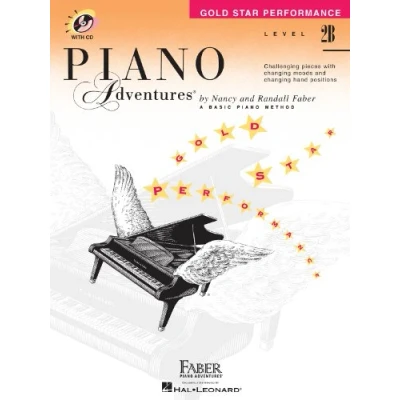 Afbeelding van Level 2b gold star performance with cd Piano +cd: Adventures®