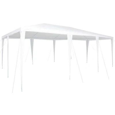 Afbeelding van vidaXL Feesttent Wit 6x4 m PE