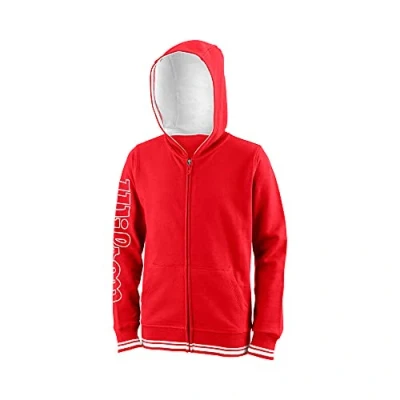 Afbeelding van Wilson Team II FZ Hoody Junior Red