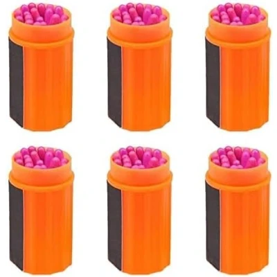 Afbeelding van Camping wedstrijden, waterdichte wedstrijden Survival Kit, Winddichte Emeergency Matches, voor Wandelen (6 set)