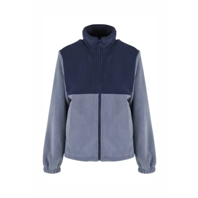 Afbeelding van Urban Classics Double Fleecejas, Dames, Maat: 4XL, Navy cloudsky