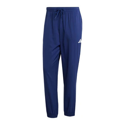 Afbeelding van adidas Heren ESSENTIALS SMALL LOGO STANFORD PANT ELASTICATED, dark blue/white, M