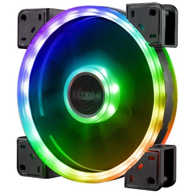 Afbeelding van Akasa 14cm TWIN Loop, Dual Sided Addressable RGB LED Fan, Vegas TLX (ASUS Aura, MSI Mystic Light Sync, Gigabyte Fusion, ASRock Cert.)