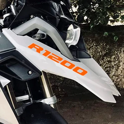 Afbeelding van Stickers R1200 compatibel met R1200GS R 1200 GS motorfiets Adventure (oranje)