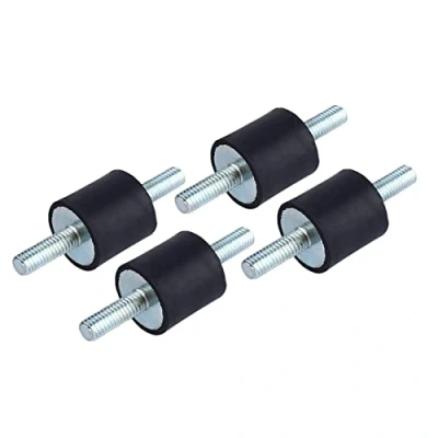 Afbeelding van Keenso 4 stuks rubberen isolatormontage, anti vibratie isolatiebeugels M6 20 x monteren schokdemper met schroeven