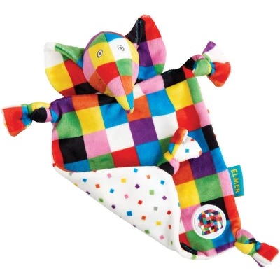 Afbeelding van Rainbow Designs EL1448 Elephant Elmer Comfort Blanket