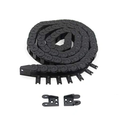 Afbeelding van Befenybay 10mm x 11mm Lengte 1Meter Zwart Plastic Open Type Kabel Draad Carrier Drag Chain Towline R18 voor 3D printer en CNC Machines (10mmx11mm Buiten Open)