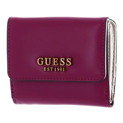 Afbeelding van GUESS Laurel SLG Card &amp; Coin Purse Boysenberry, boysenberry