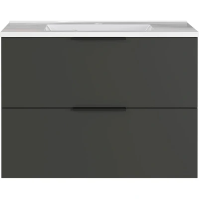 Afbeelding van Germania Crandon Grafiet Wastafel 80 cm