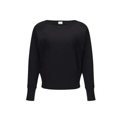 Afbeelding van s.Oliver Black Label MIT Strukturmuster AM SAUM Trui, Dames, Maat: 34, Schwarz