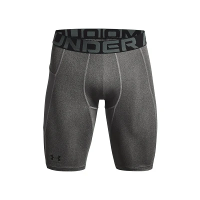 Afbeelding van Under Armour Herren UA HG Lng Shorts, leichte kurze Sporthose, atmungsaktive Kompressions Herrenshorts mit Strength Pocket Eingrifftasche