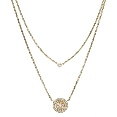 Afbeelding van Fossil Ketting goldcolored, Dames, Maat: One Size, Gold colored