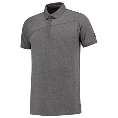 Afbeelding van Tricorp Poloshirt Premium 204002 210gr Slim Fit Stonemel Maat XL