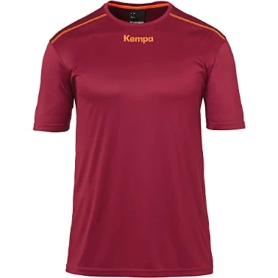 Afbeelding van Kempa Poly Shirt Donker Rood Maat M