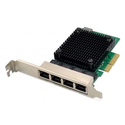 Afbeelding van Digitus DN 10136, Intern, Bedraad, PCI Express, Ethernet, 10000 Mbit/s, Zwart, Groen