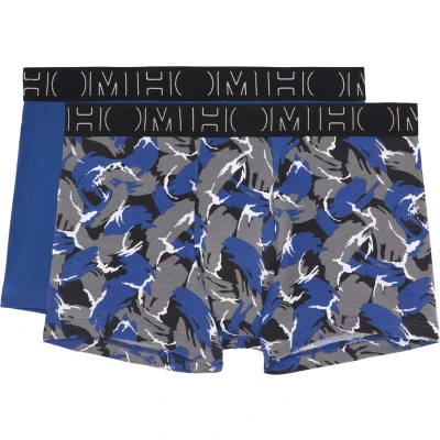 Afbeelding van HOM 2PACK Brian NO.2 Onderbroeken, Heren, Maat: Small, Blue/blue print
