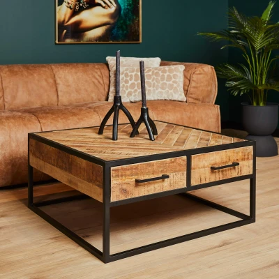 Afbeelding van Salontafel Arlington 80x80 cm Meerdere afmetingen beschikbaar