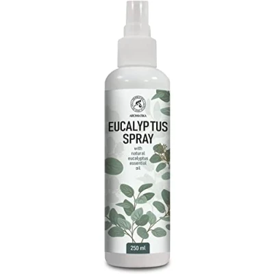 Afbeelding van Eucalyptus Aromaspray, 250 ml, aromatherapie, kamerspray met etherische eucalyptusolie, spray voor aromatisering van de lucht, ruimtemist, kussen en linnen spray, geurspray