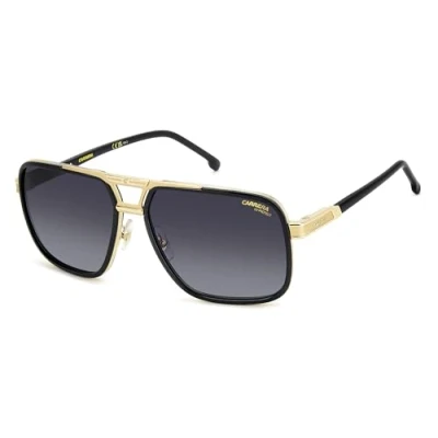 Afbeelding van Carrera Zonnebril black/goldcoloured, Heren, Maat: 61, Black/gold coloured