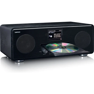 Afbeelding van Lenco DIR 261BK Internet / DAB+ FM Radio met CD speler en Bluetooth®, zwart Black