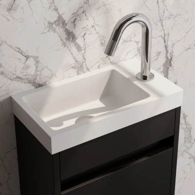 Afbeelding van Opbouw Fonteinkraan Brauer Chrome Carving Edition Met Gebogen Uitloop Chroom