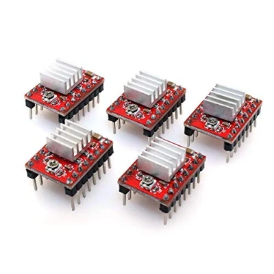 Afbeelding van Fasizi 5 stks 3D Printer A4988 Reprap Stepping Stepper Motor Driver Module