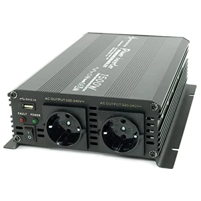 Afbeelding van Spanningsomvormer 24 V 1500 3000 Watt 230 omvormer voor de mobiele aansluiting van huishoudelijke apparaten ..