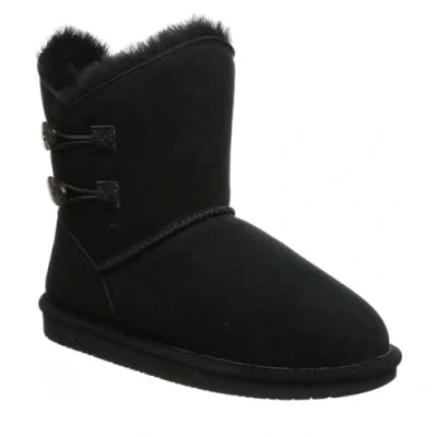 Afbeelding van Bearpaw Rosaline Enkellaarzen voor dames, Black Ii, 38 EU
