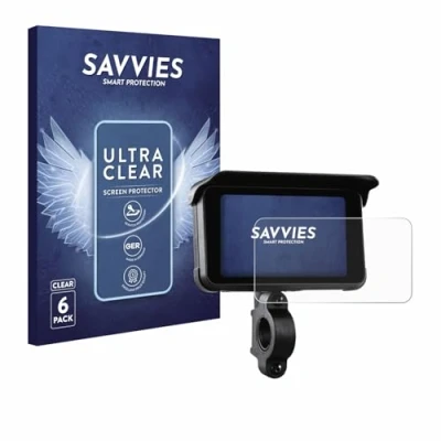 Afbeelding van Savvies Screenprotector voor Midland Bike Play Guardian Folie Beschermfolie transparant (6 Stuks)