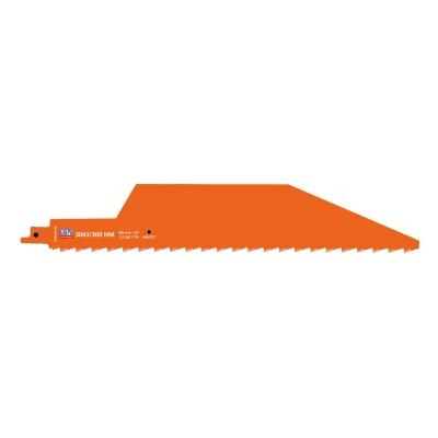 Afbeelding van Wilpu 3043/300 HM reciprozaagblad voor Gasbeton en Rode Baksteen (Bosch S1243HM)