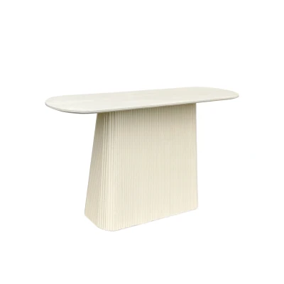 Afbeelding van Livingfurn Wandtafel Patrice 140 cm Beige