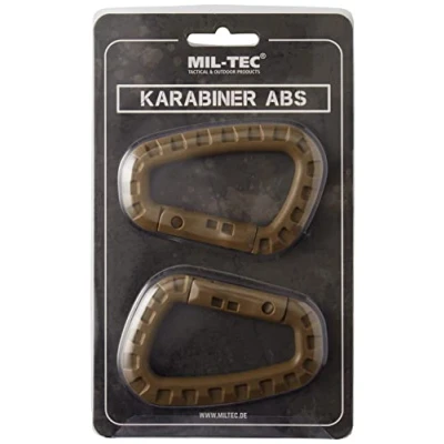 Afbeelding van Mil Tec Karabijnhaak Abs 15921005 Coyote One Size