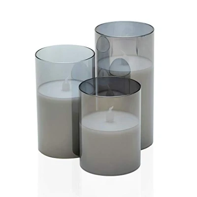 Afbeelding van Pauleen Classy Smokey Candle LED kaars 3 per set