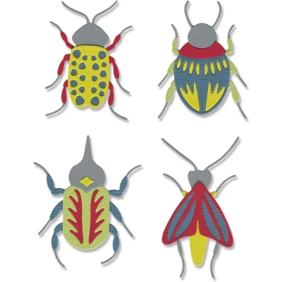 Afbeelding van Sizzix Thinlits Die Set Patterned Bugs